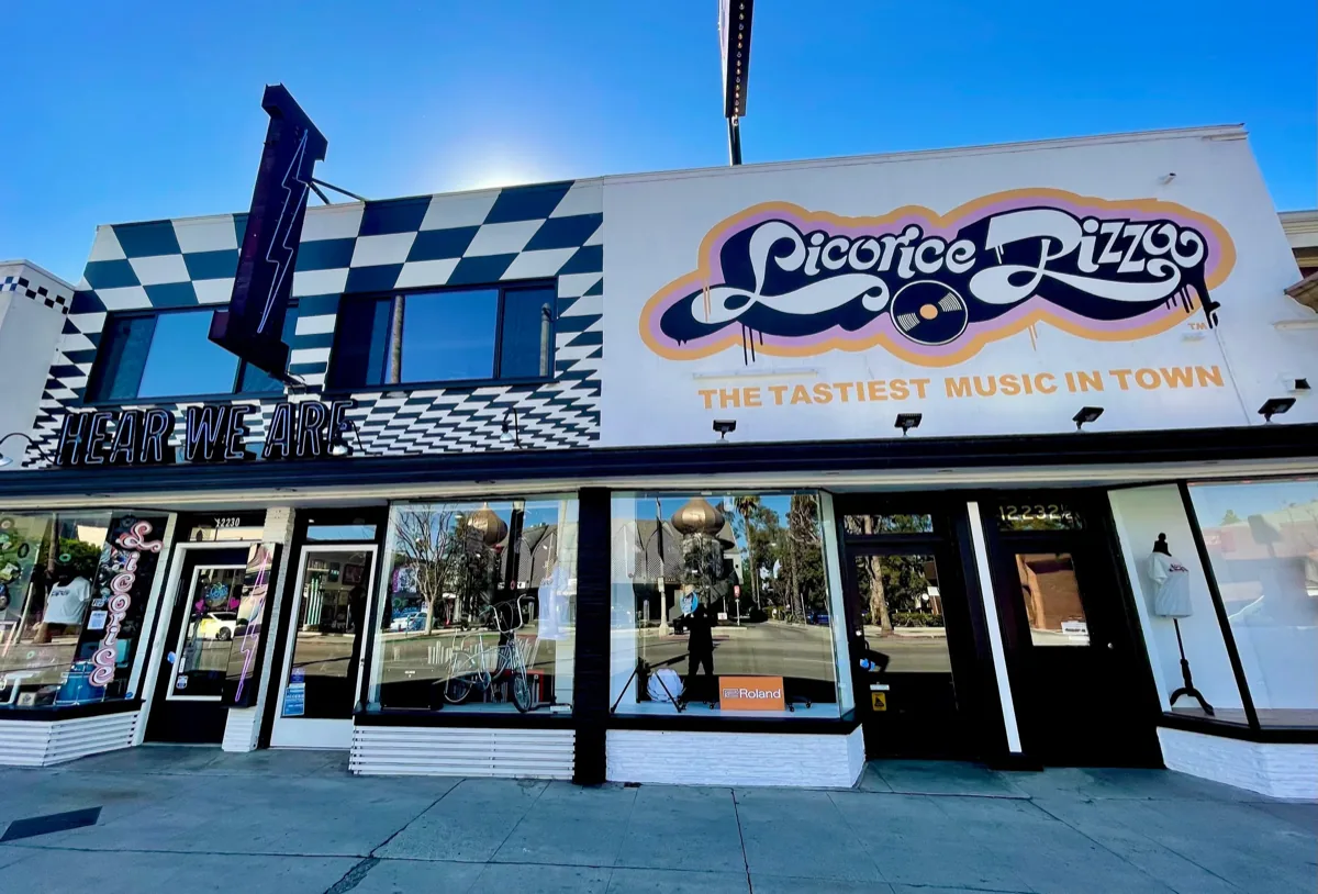 Licorice Pizza Records storefront